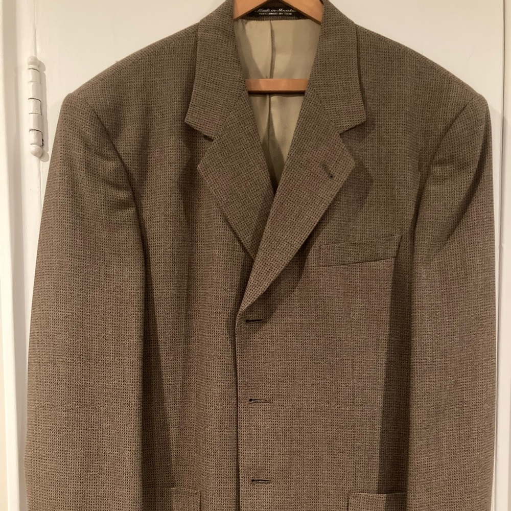 Torriani, by Today’s Man, herringbone 43 Regular 3 button blazer